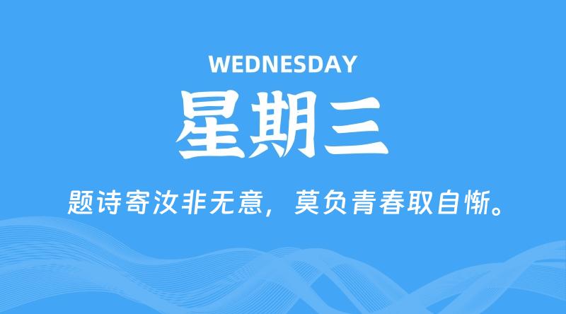 09月11日，星期三, 每天60秒读懂全世界！-科德博客