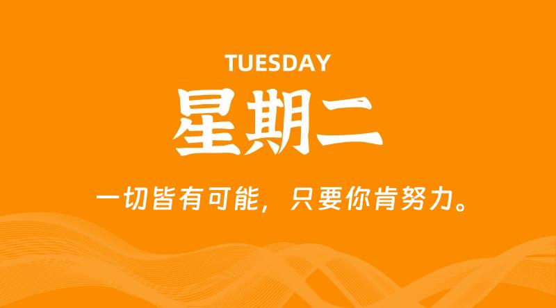 10月22日，星期二, 每天60秒读懂全世界！-科德博客