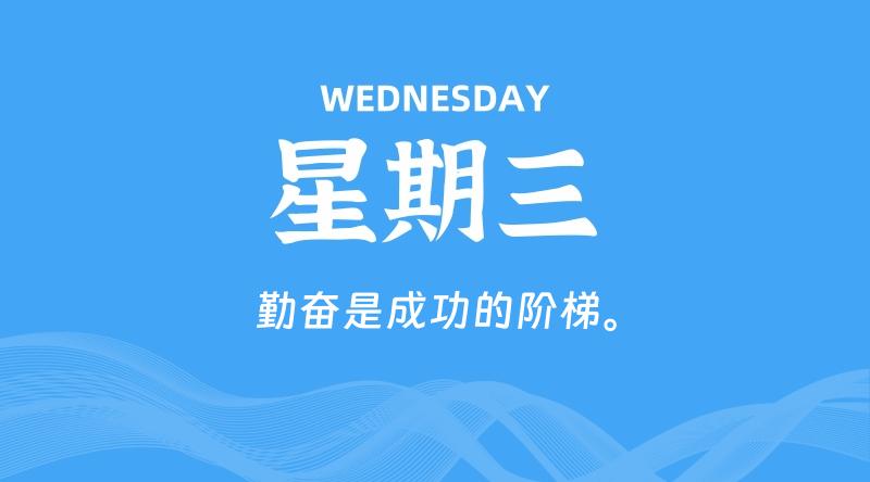 10月30日，星期三, 每天60秒读懂全世界！-科德博客