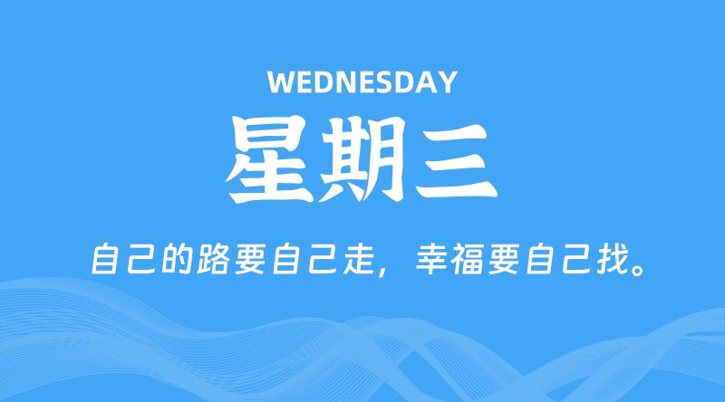 11月13日，星期三, 每天60秒读懂全世界！-科德博客