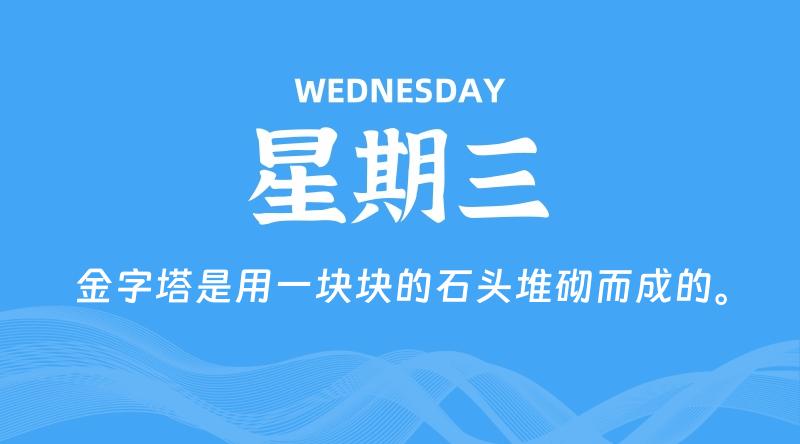 11月20日，星期三, 每天60秒读懂全世界！-科德博客